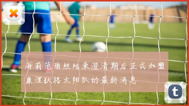 海莉范丽丝结束澄清期后正式加盟康涅狄格太阳队的最新消息